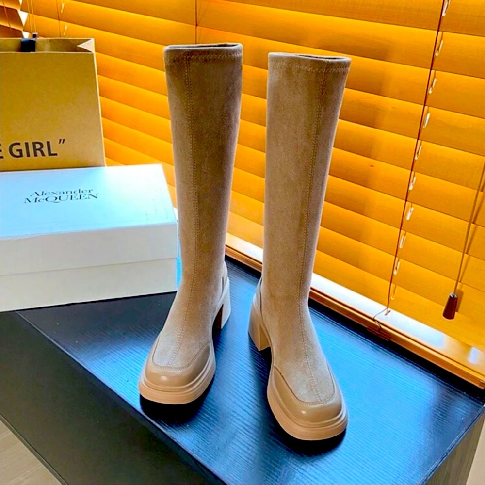 Shein Tan Boots